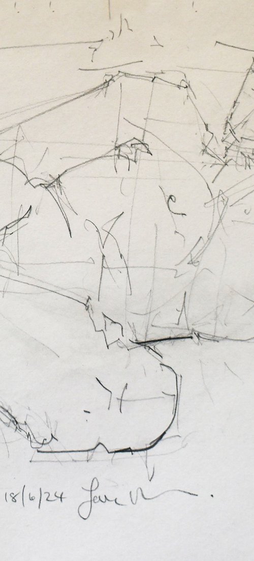 Female Nude study - No 657 by Ian McKay