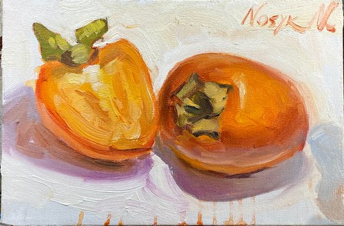 Persimmons by Nataliia Nosyk