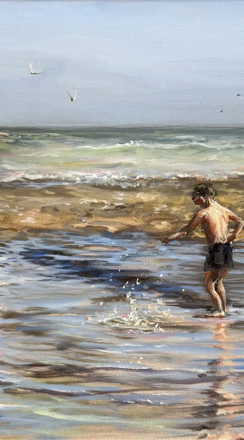 Dancing with Seagulls by Alesia Yeremeyeva