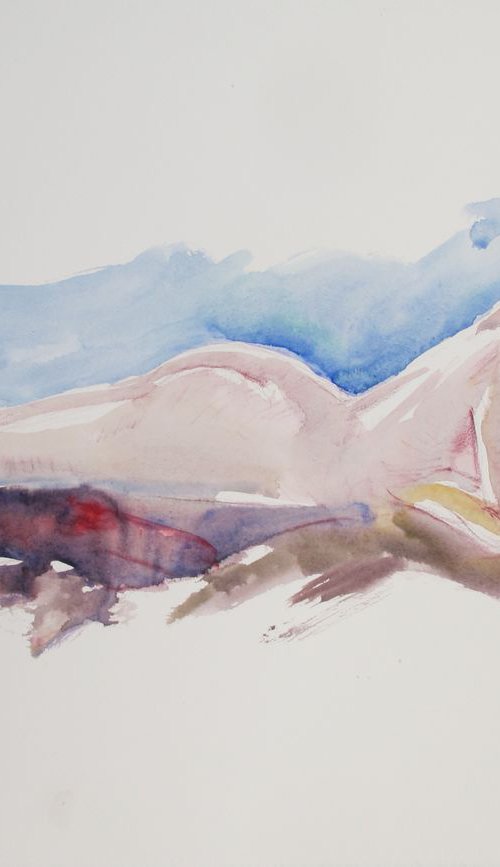 reclining female nude by Rory O’Neill