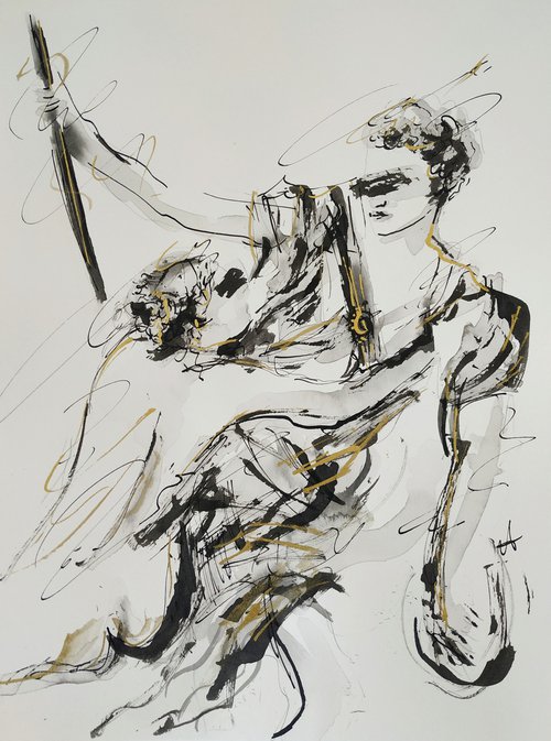 Venus and Adonis by Antigoni Tziora