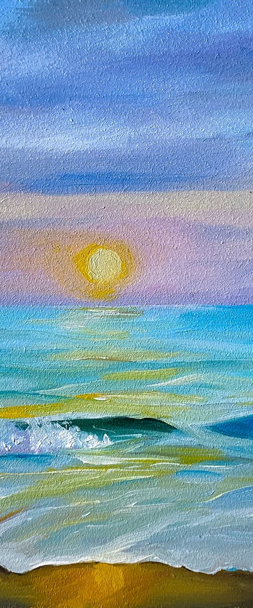 Sunset Beach by Anna Lyashenko