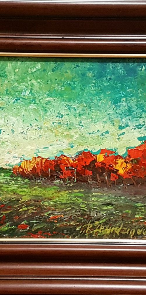 Autumn Comes Through the Forests by Romas Zmuidzinavicius