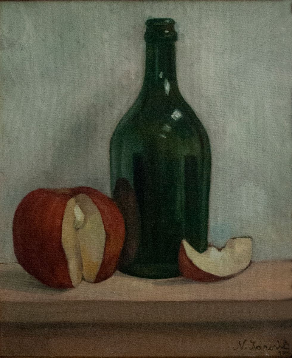 Photorealistic Oil Painting , Poison Apple By Nikola Ivanovic, 12 X 14, Artwork For Sale On Artfinder