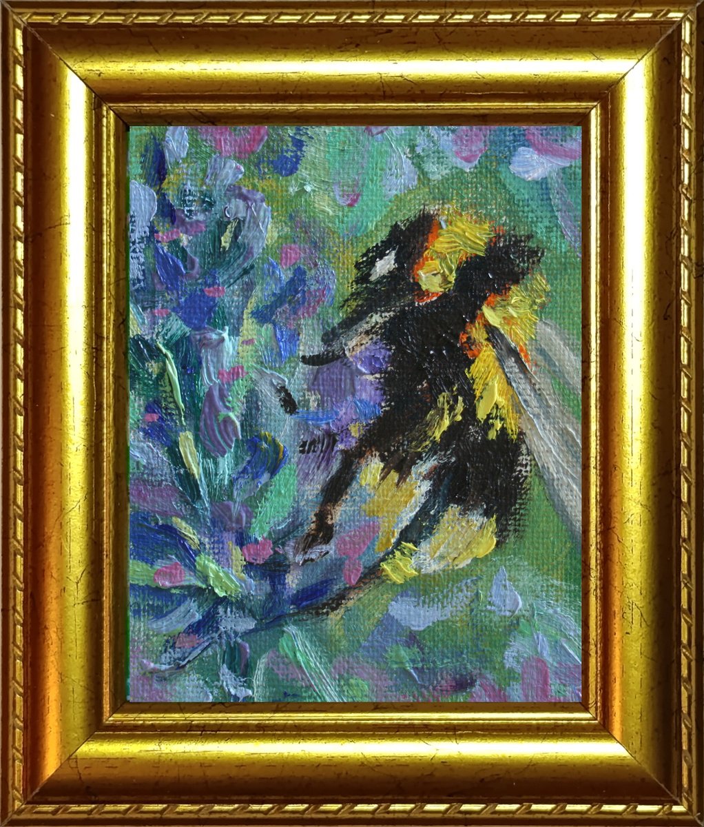 Bumblebee 02 By Salana Art / Svetlana Samovarova, 5 X 5, Artwork For Sale On Artfinder