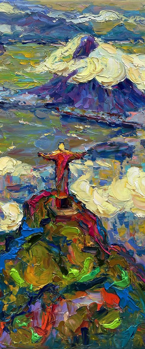 "Evening panorama" by Evgeny Chernyakovsky