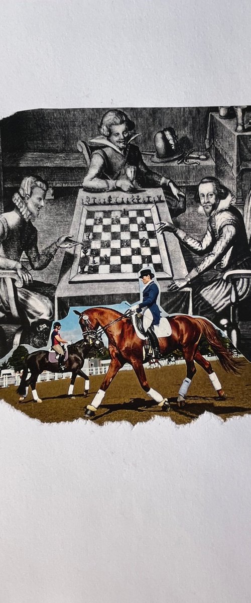 Playing Games Collage by Halyna Kirichenko