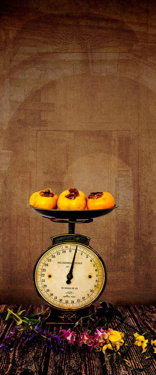 '3 Little Persimmon Boys - Still Life photography by Michael McHugh