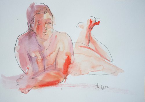 Nude big and strong woman #7 20211201 by Irina Bibik-Chkolian