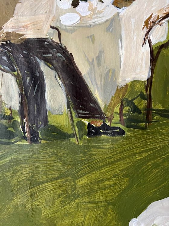 «Time of White Hydrangeas»