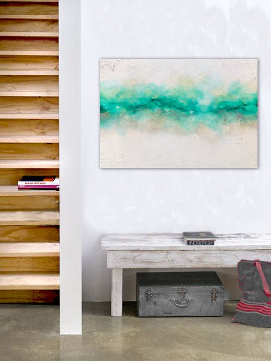 embraced greens (120 x 80 cm) Dee Brown Artworks