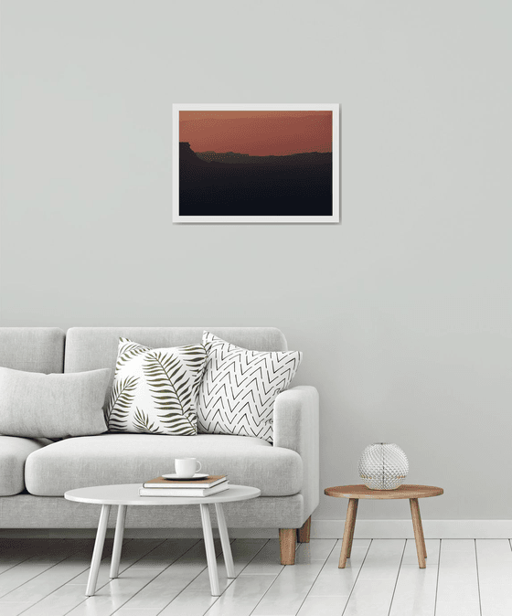 Sunrise over Ramon crater #8 | Limited Edition Fine Art Print 1 of 10 | 60 x 40 cm