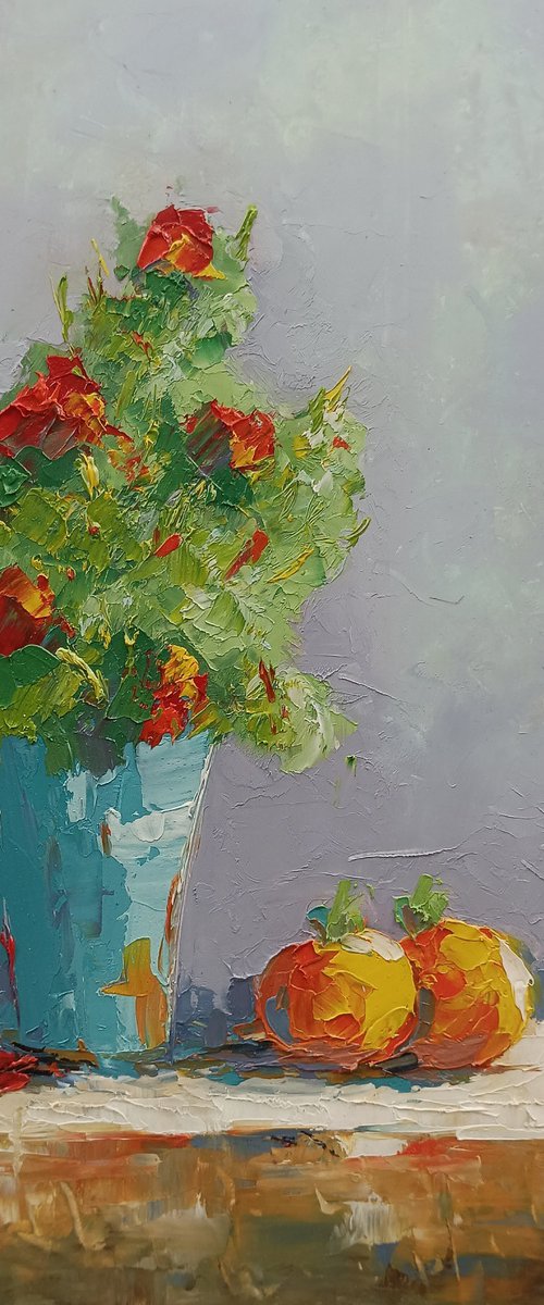 Impasto still life painting by Marinko Šaric