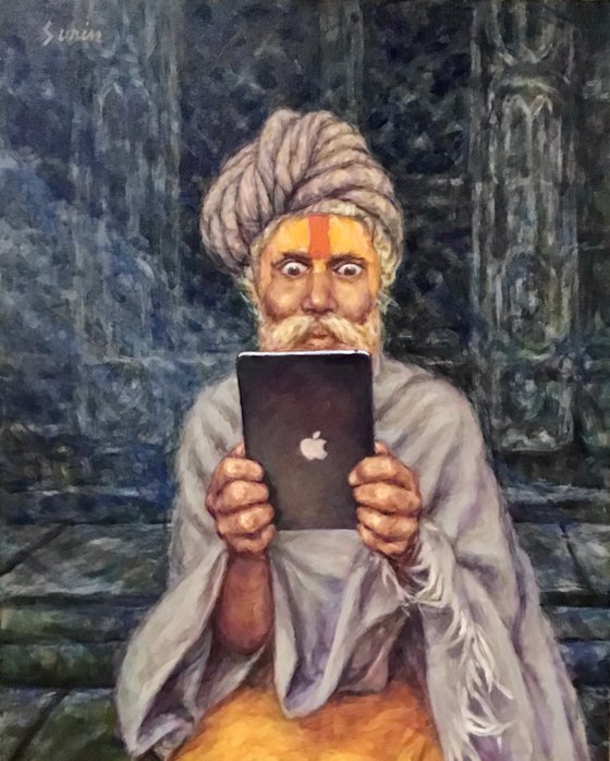 iPad Wonder, Modern Miracle, Indian mystic, guru, yogi, iPad, Apple, culture class