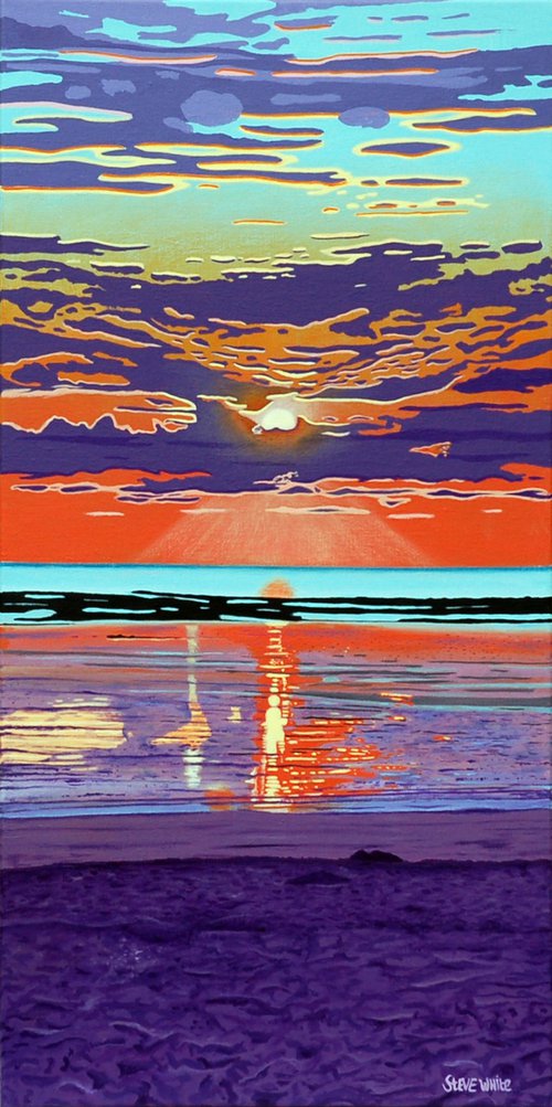 Purple Beach by Steve White