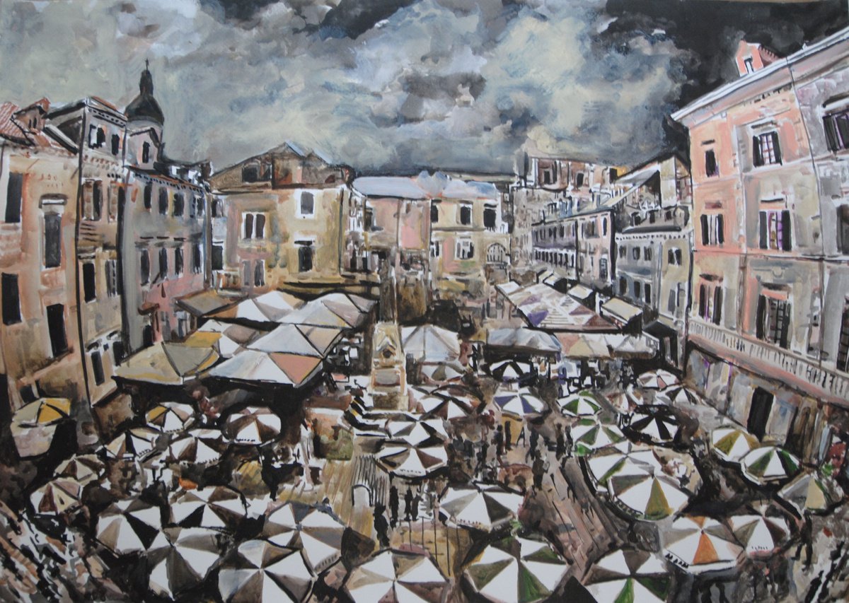 Dubrovnik / 72 x 50,8 cm by Alexandra Djokic