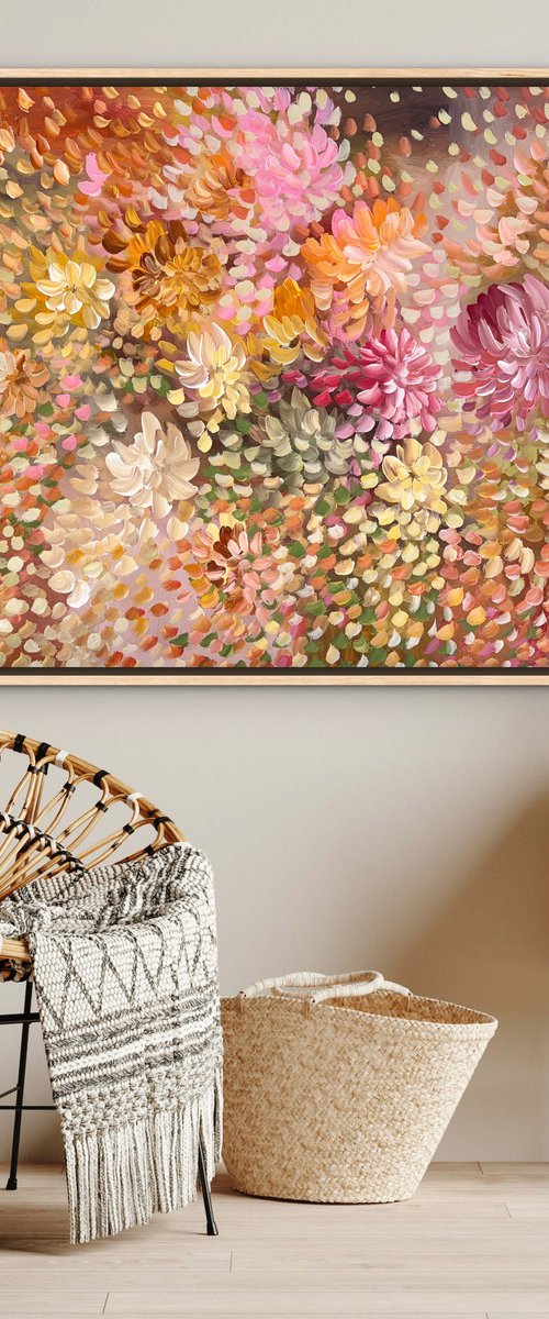 Fireworks of Blooming Petals by Theo Papathomas
