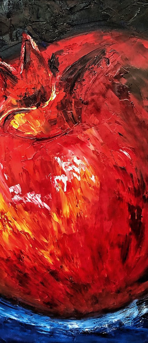 Pomegranate #1 by Anastasiia Novitskaya