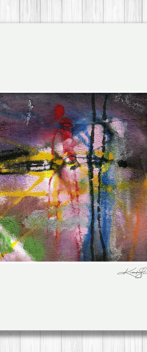 Urban Poetry 12 - Abstract Painting by Kathy Morton Stanion by Kathy Morton Stanion