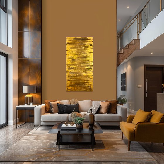 Golden Fire 50x100x2 cm