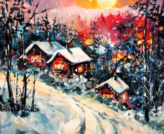 Beautiful wintertime V