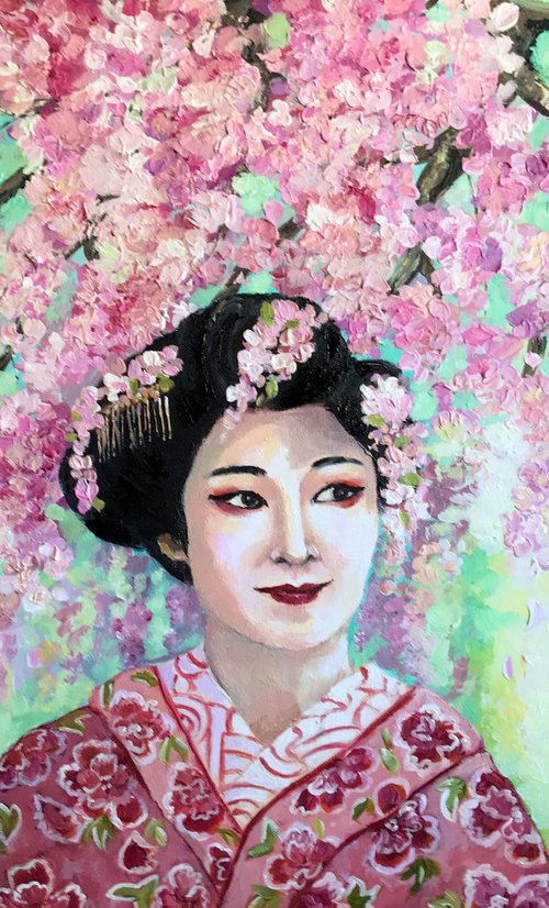 A Japanese Spring  日本の春 by Colette Baumback