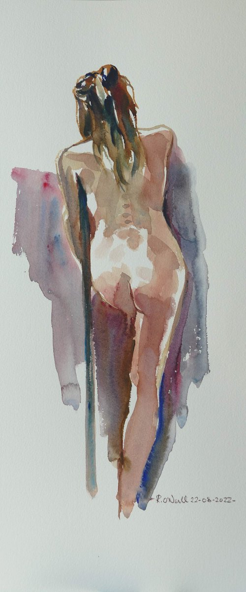 Standing female nude by Rory O’Neill