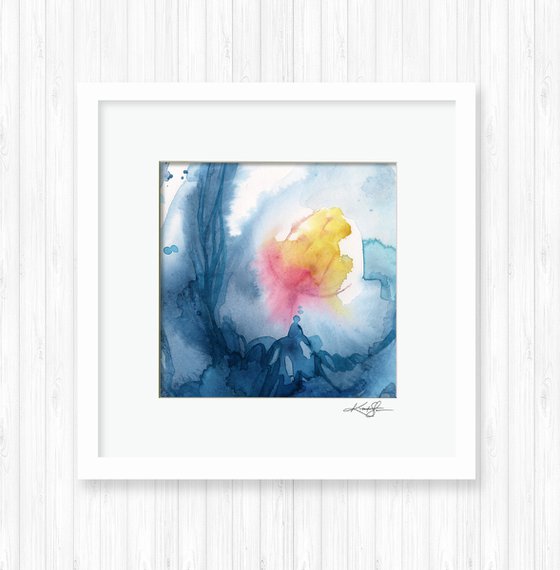 Soul's Bloom 8 - Spiritual Abstract Watercolor Painting by Kathy Morton Stanion
