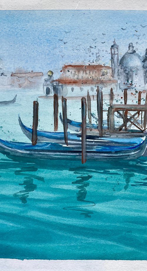 Grand Canal Turquoise by Valeria Golovenkina