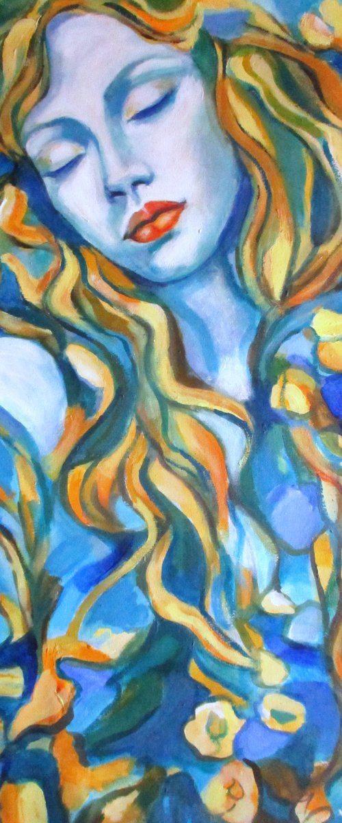 "Almost A Whisper" - Female Portrait by Helena Wierzbicki