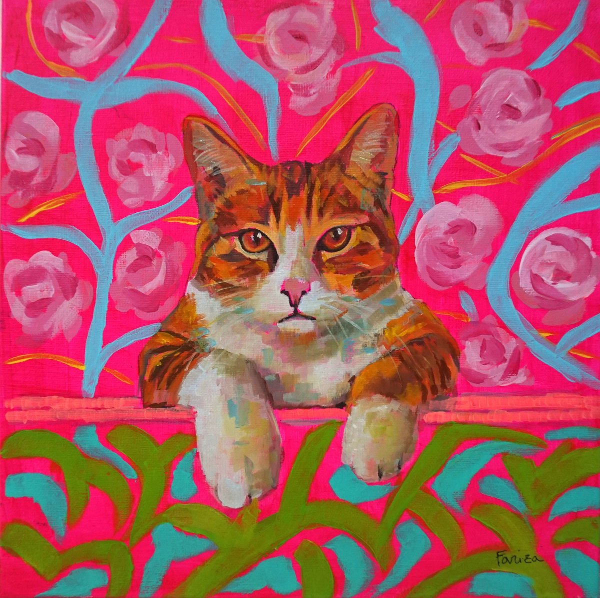 Colorful cats 2 by Amaya Fernandez Fariza