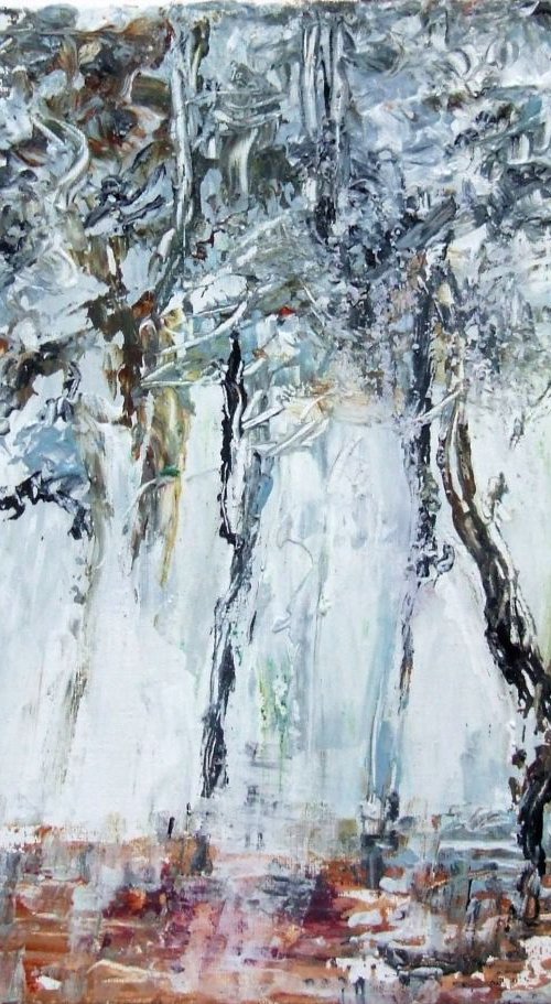 The forest / Acrylic on canvas by Anna Sidi-Yacoub