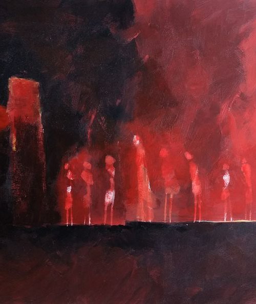 Exodus. Original painting by ZheKa