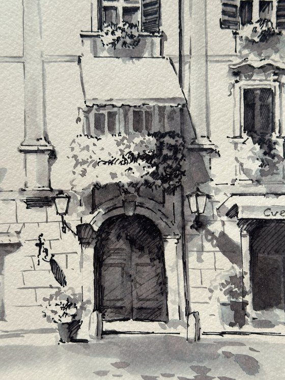 Flower balcony in Ptuj