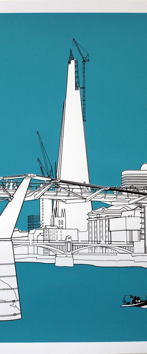 The Shard turquoise by Gerry Buxton