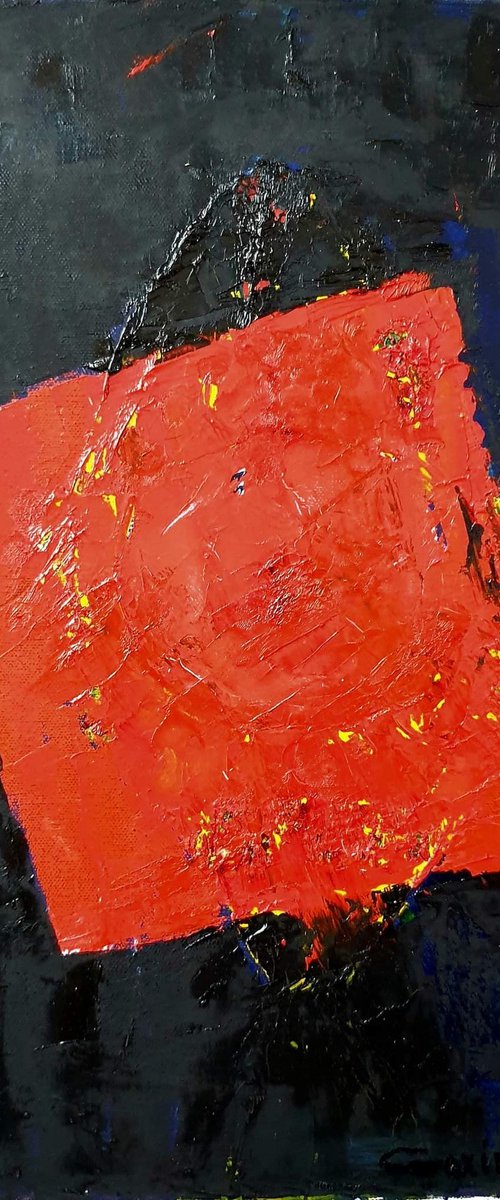 red on black by Leo Baxiner