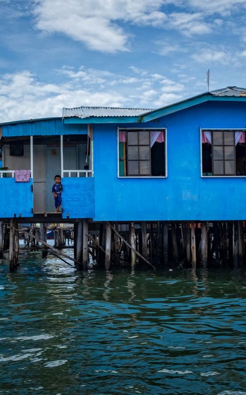 Sea Gypsies of Borneo No.3 - Signed Limited Edition by Serge Horta