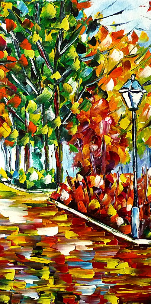 Autumn In The Park by Mirek Kuzniar