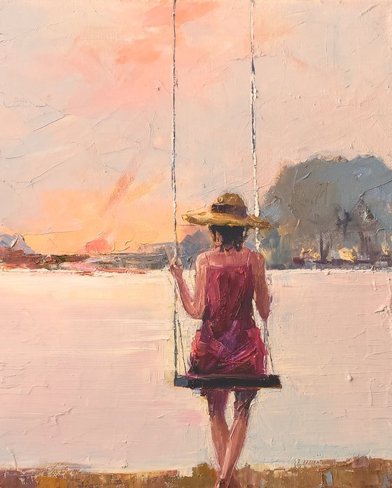 GIRL ON A SWING.