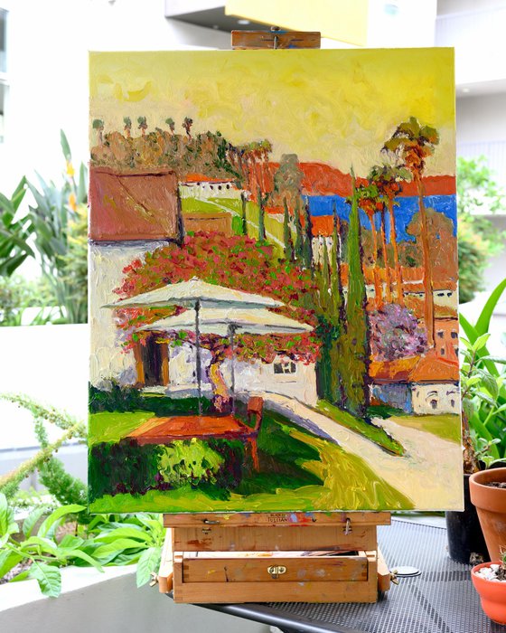 Guesthouse with White Umbrellas