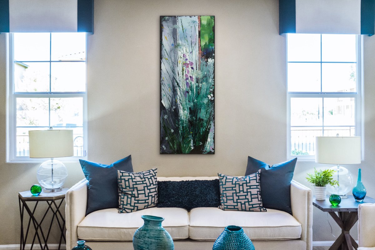 Summer Flowers By Mykola Samoilenko, 12 X 31, Artwork For Sale On Artfinder
