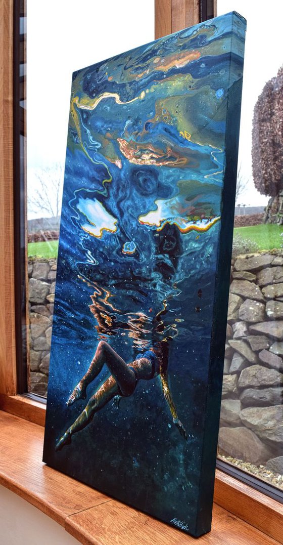 From Out of Darkness - Underwater Painting