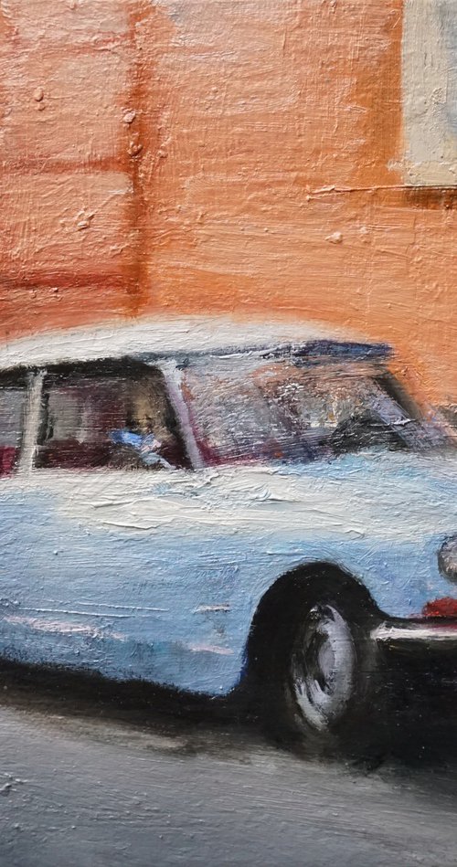 DS Citroen blue by Manuel Leonardi