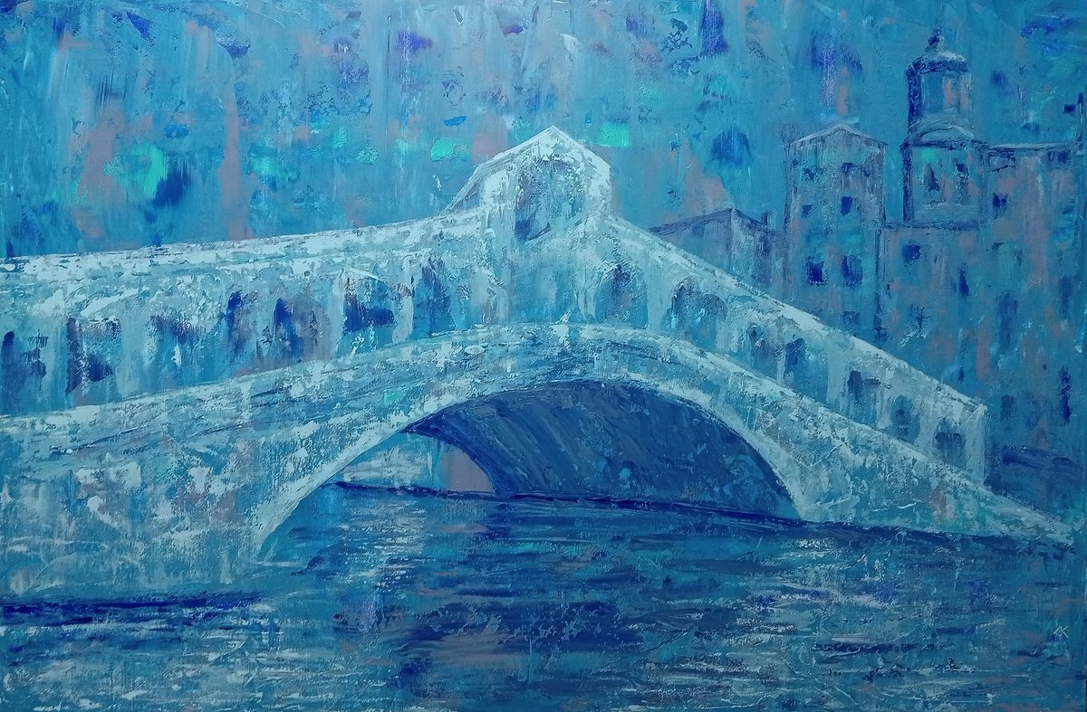 Rialto Bridge in Venice by Denis Kuvayev