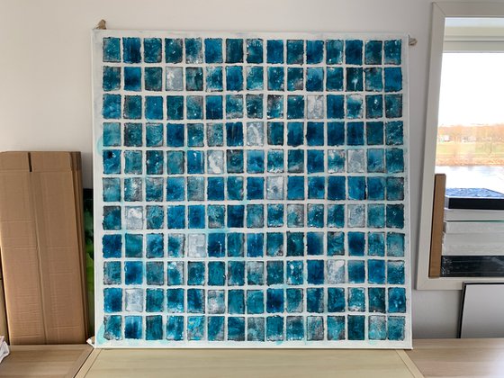 Abstraction No. 124 blue