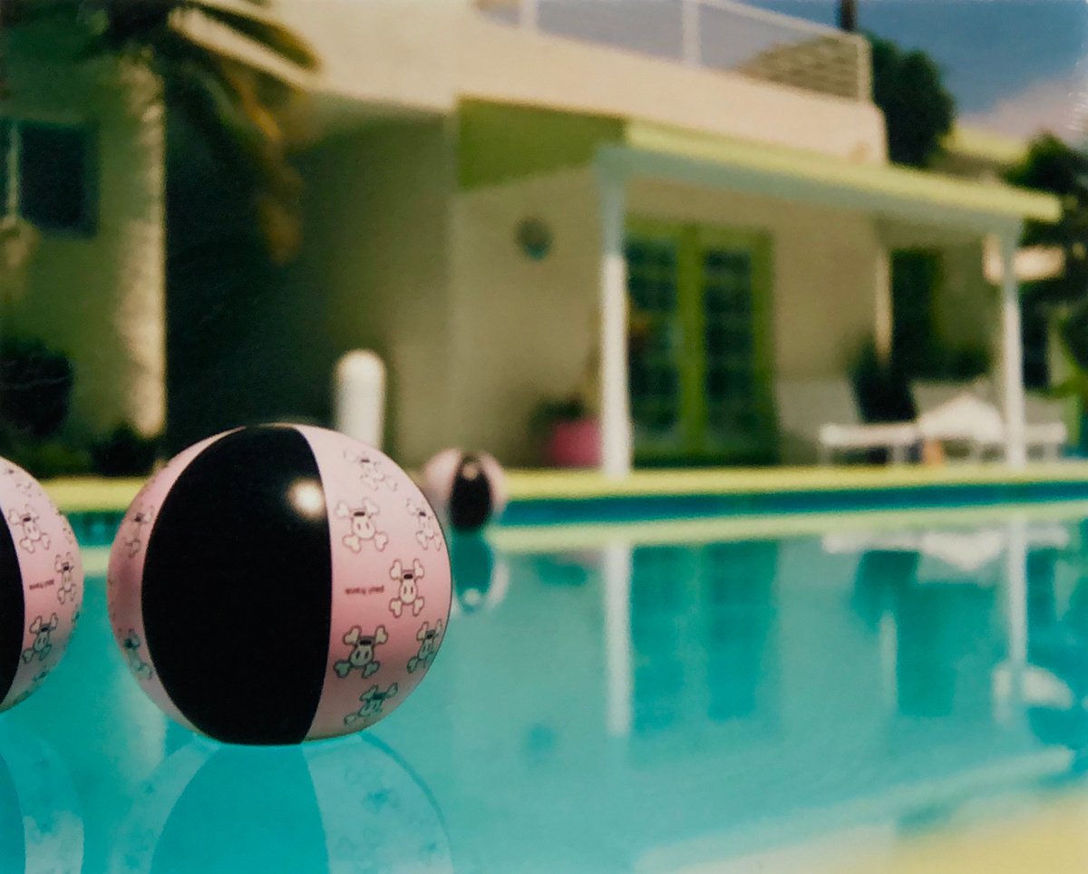 Beach Ball - Ballantines Movie Colony, Palm Springs California by Richard Heeps