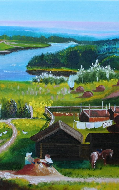 The Countryside Landscape by Alexandra Tomorskaya/Caramel Art Gallery