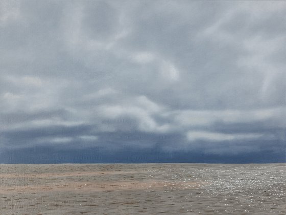 Heavy Clouds Over Sea