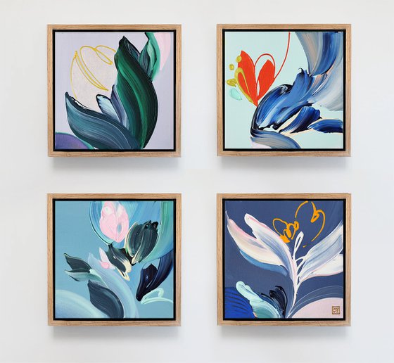 Botanical Collection Quadriptych