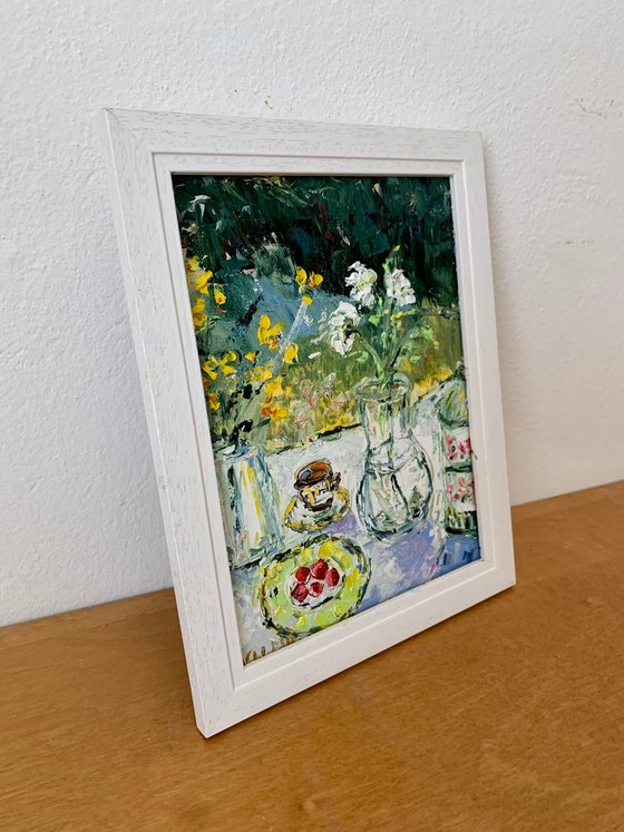 Still life in garden